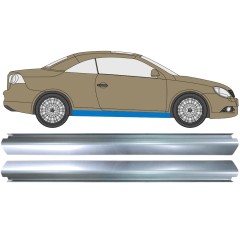 Réparation bas de caisse pour Volkswagen Eos 2006- / Gauche+Droit / Ensemble 10558