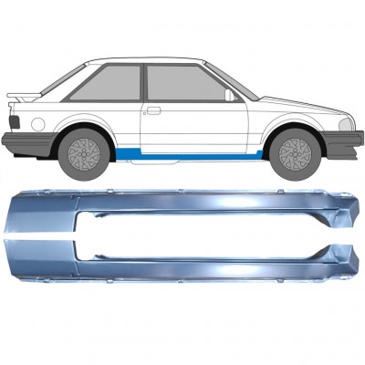 Panneau de réparation du seuil pour Ford Escort 1980-1986 / Gauche+Droit / Ensemble 9503