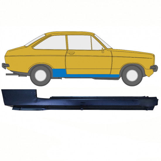 Réparation bas de caisse pour Ford Escort 1974-1980 / Droite 10727