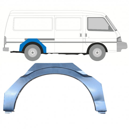 Panneau de réparation arc d'aile arrière