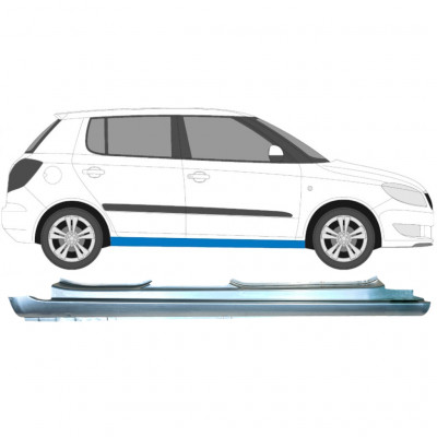 Panneau de réparation du seuil pour Skoda Fabia 2007-2015 / Droite 6996