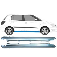Panneau de réparation du seuil pour Skoda Fabia II 2007-2015 / Gauche+Droit / Ensemble 10695