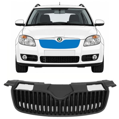 Calandre noire pour Skoda Fabia II 2007-2010 7524