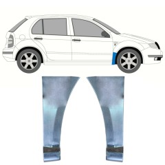 Panneau de réparation de l’aile avant pour Skoda Fabia I 1999-2007 / Gauche+Droit / Ensemble 10595