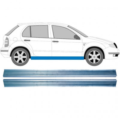 Réparation bas de caisse pour Skoda Fabia 1999-2007 / Gauche+Droit 9543