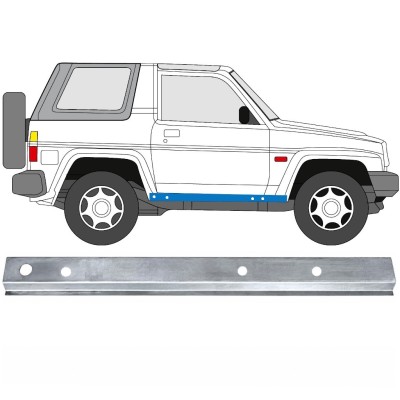 Réparation bas de caisse intérieur pour Daihatsu Feroza Rocky Fourtrak 1984-1993 / Droite 17010