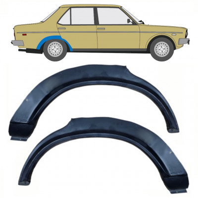 Panneau de réparation arc d'aile arrière pour Fiat 131 1972-1986 / Gauche+Droit / Ensemble 10723