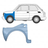 Aile avant pour Fiat 126p 1985-1994 / Gauche 7576