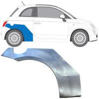Panneau de réparation arc d'aile arrière pour Fiat 500 2007-2018 / Droite 16071