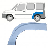 Panneau de réparation arc d'aile arrière pour Fiat Doblo 2001-2010 / Gauche 7707