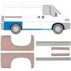 Réparation bas de caisse + passage de roue arrière pour Peugeot Boxer 1994-2006 / Ensemble 14380
