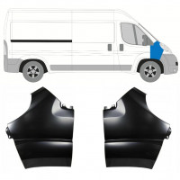 Aile avant pour Fiat Ducato 2006-2014 / Gauche+Droit / Ensemble 10045