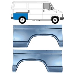 Panneau de réparation arc d'aile arrière pour Peugeot J5 1981-1994 / Gauche+Droit / Ensemble 13537