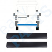 Moulure latérale de porte arrière pour Fiat Ducato 1994-2002 / Gauche+Droit / Ensemble 9856