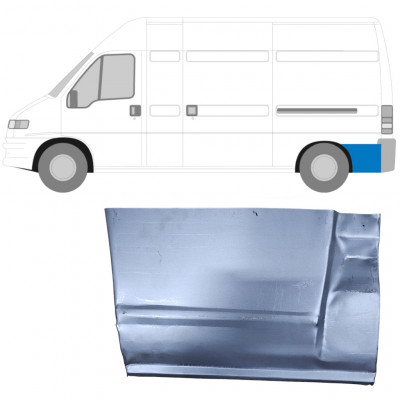 Panneau de réparation arc d'aile arrière pour Fiat Ducato Boxer Relay 1994-2006 / Gauche 6484