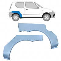 Panneau de réparation arc d'aile arrière pour Fiat Seicento 1998-2010 / Gauche+Droit / Ensemble 9599