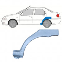 Panneau de réparation arc d'aile arrière pour Fiat Siena 1997-2001 / Gauche 8131