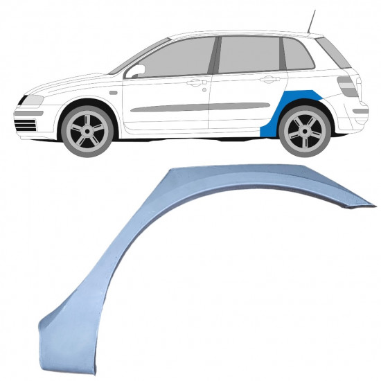 Panneau de réparation arc d'aile arrière pour Fiat Stilo 2001-2010 / Gauche 8994