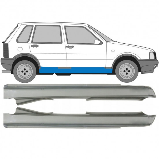 FIAT UNO 1983-2002 PANNEAU DE RÉPARATION DU SEUIL / SET