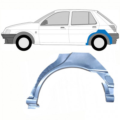 Panneau de réparation arc d'aile arrière pour Ford Fiesta 1989-1995 / Gauche 8748