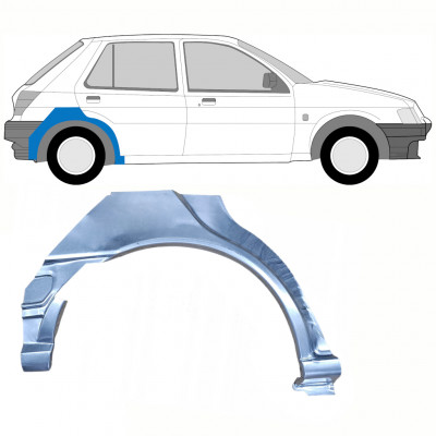 Panneau de réparation arc d'aile arrière pour Ford Fiesta 1989-1995 / Droite 8747