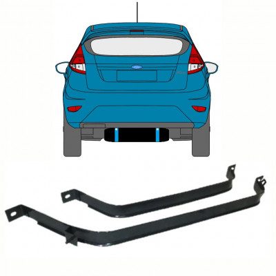 Réservoir à carburant sangles pour Ford Fiesta 2008-2017 10598