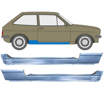 FORD FIESTA 1976-1983 PANNEAU DE RÉPARATION DU SEUIL / SET