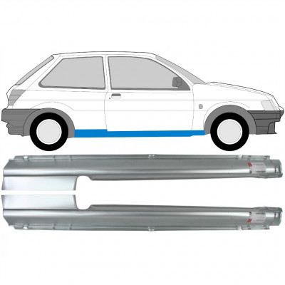 Panneau de réparation du seuil pour Ford Fiesta 1989-1995 / Gauche+Droit / Ensemble 10508