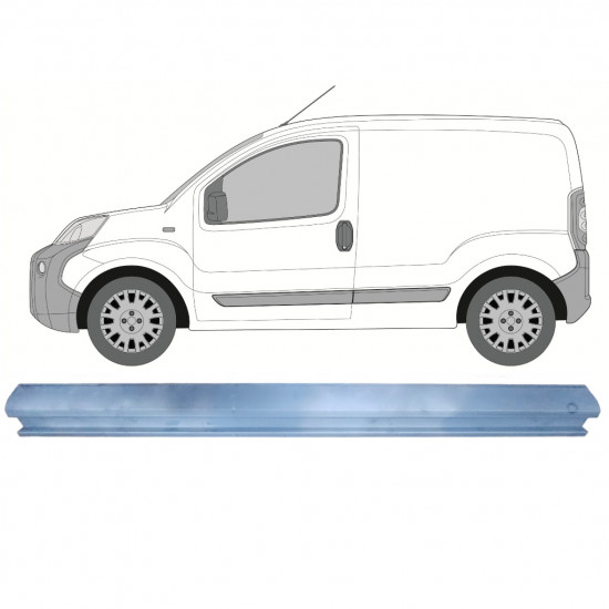 Réparation bas de caisse pour Fiat Fiorino 2007- / Gauche 7825