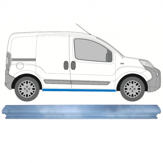 Réparation bas de caisse pour Fiat Fiorino 2007- / Droite 7824