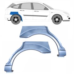 Panneau de réparation arc d'aile arrière pour Ford Focus 1998-2004 / Gauche+Droit / Ensemble 6289
