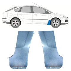 Panneau de réparation de l’aile avant pour Ford Focus 2004-2010 / Gauche+Droit / Ensemble 9857