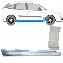 Panneau de réparation du seuil + panneau de réparation de l'aile avant pour Ford Focus 1998-2004 / Droite / Ensemble 8733