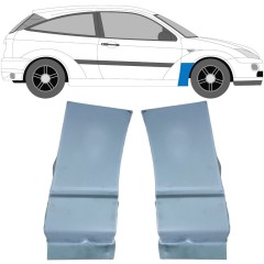 Panneau de réparation de l’aile avant pour Ford Focus 1998-2004 / Gauche+Droit / Ensemble 9615