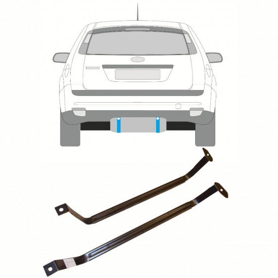 FORD FOCUS / C-MAX SANGLES DE RÉSERVOIR DE CARBURANT