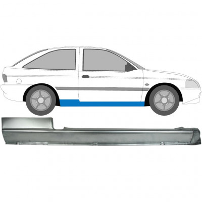 Panneau de réparation du seuil pour Ford Escort 1995-2000 / Droite 6614