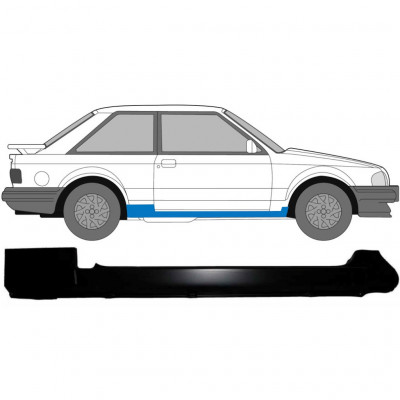 Panneau de réparation du seuil pour Ford Escort 1980-1986 / Droite 6612