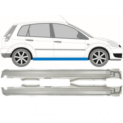 Panneau de réparation du seuil pour Ford Fiesta 2002-2008 / Gauche+Droit / Ensemble 9464