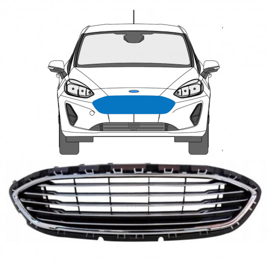FORD FIESTA 2017- GRILLE