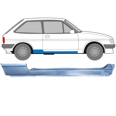 FORD FIESTA 1983-1989 3 PORTE PLEIN PANNEAU DE RÉPARATION DU SEUIL / DROIT