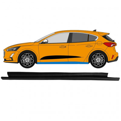 FORD FOCUS 2018- PLASTIC SEUIL COUVERCLE / GAUCHE