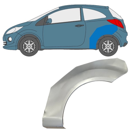 Panneau de réparation arc d'aile arrière pour Ford Ka 2008-2016 / Gauche 15064