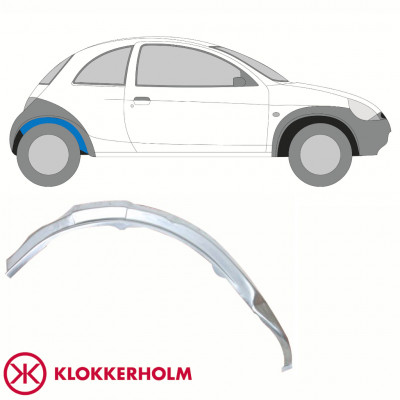 Panneau de réparation arc d'aile arrière intérieur pour Ford KA 1996-2008 / Droite 10772