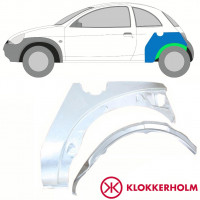 Panneau de réparation arc d'aile arrière intérieur + extérieur pour Ford KA 1996-2008 / Gauche / Ensemble 10776