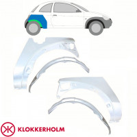 Panneau de réparation arc d'aile arrière intérieur + extérieur pour Ford KA 1996-2008 / Ensemble 10777