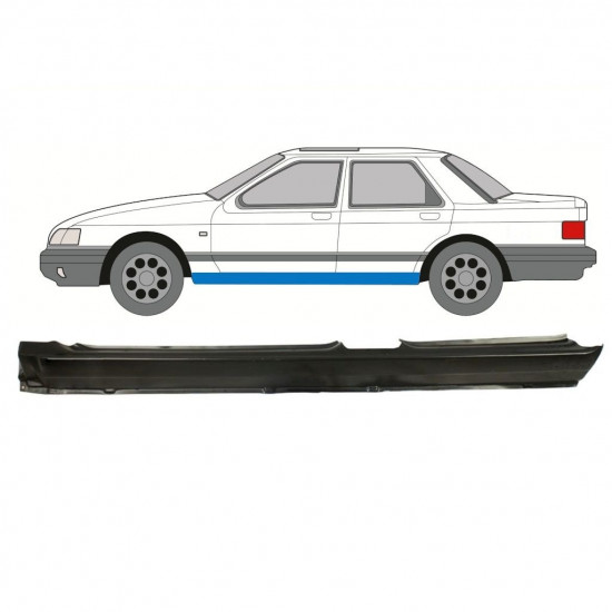 Panneau de réparation du seuil pour Ford Sierra 1982-1993 / Gauche 7439