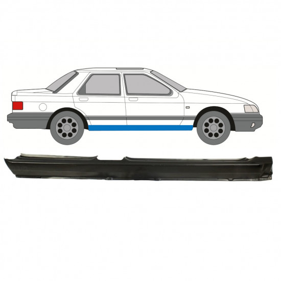 Panneau de réparation du seuil pour Ford Sierra 1982-1993 / Droite 7440