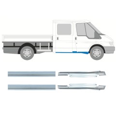 Réparation bas de caisse pour Ford Transit 2000-2013 / Gauche+Droit / Ensemble 9698