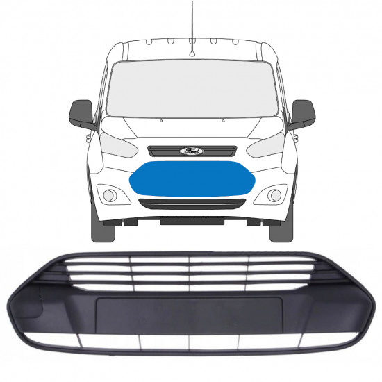 FORD TRANSIT CONNECT 2013- PARE-CHOCS GRILLE