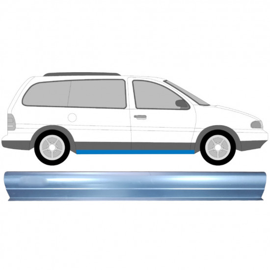 Réparation bas de caisse pour Ford Windstar 1995-1999 / Gauche = Droite (symétrique) 6618